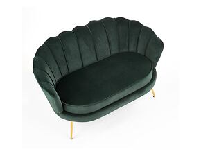 Comfortable 2-seater sofa - green